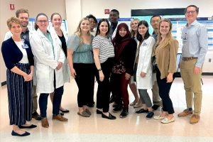 Family Medicine residents, class of 2023, posing for a group picture.