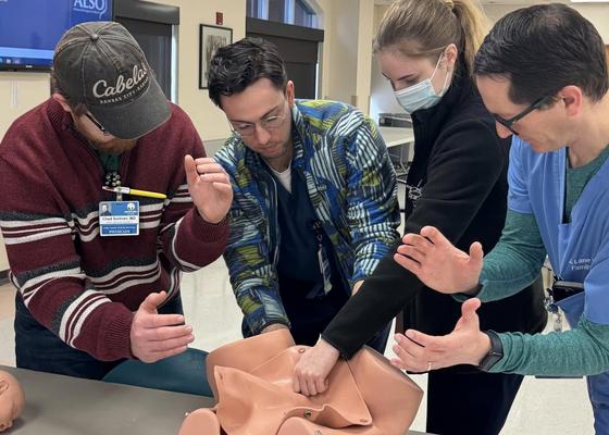 Family medicine residents in ALSO training