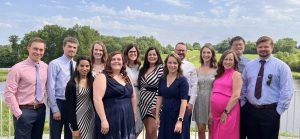 Family medicine residents, class of 2022, posing for a group picture.