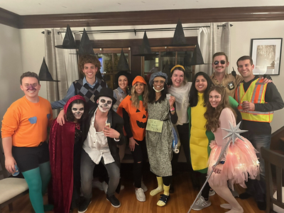 Emergency Medicine residents in halloween costumes