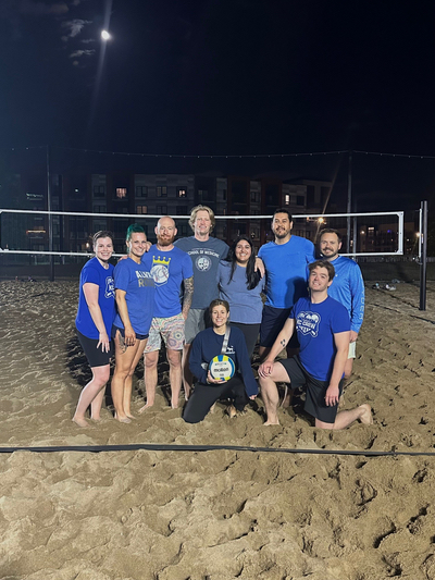 Volleyball team photo.