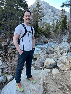 Jacob Gohdes on a hike.