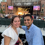 Maria and another person at the Starlight Theatre