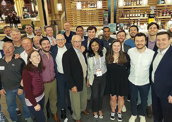 Orthopaedic surgery residents and faculty pose for a group photo. 