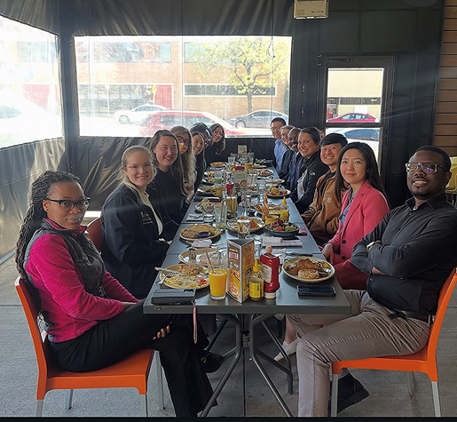 Residents dining out